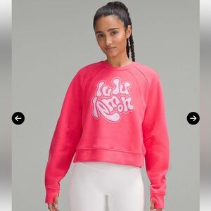 Lululemon scuba oversized pullover embroidered sweatshirt